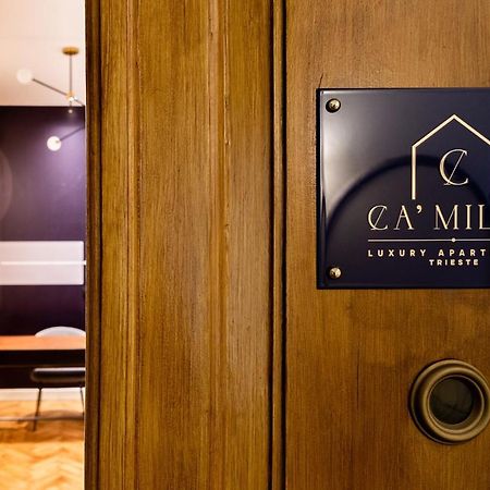 Ca'Milla Luxury Apartments Trieste Eksteriør billede